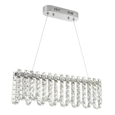  LED kristály függőlámpa SWE073-CP 60cm Chrome világítás