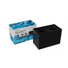 LED Labs Ceiling spotlight fixture SPOT KALA 2x square black világítás