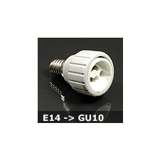 LED Labs Lámpa foglalat átalakító E14-GU10 izzó