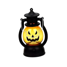  Led lámpás, halloween tök. Mérete: 12x7,5 cm dekorációs kellék