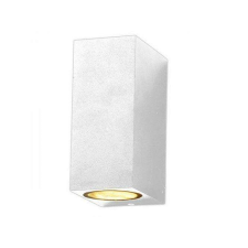 LED lámpatest , 2 x GU10 , oldalfali , 2 irányú , fehér , kültéri , IP44 kültéri világítás
