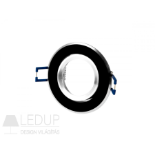 LED line ® downlight aluminium round adjustable black brushed világítás