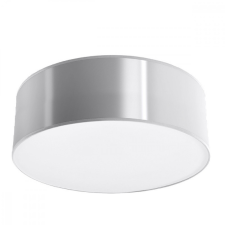 LED mennyezeti lámpa ARENA E27 kör alakú lámpatest 25cm szürke SOLLUX világítás
