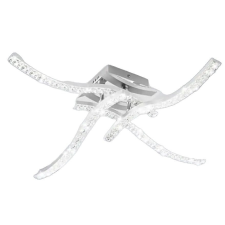  LED mennyezeti lámpa, nagy világító fluxus, önálló telepítés, 5500K, fekete világítás