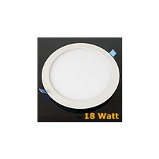 LED panel (235 mm) 18 Watt (kerek) hideg fehér, süllyeszt. világítási kellék