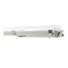  LED Por- és páramentes üres lámpatest 2x36W méret, LED csőhöz szerelve PC búra, IP65 LEDVANCE DAMP PROOF HOUSING 4099854463914