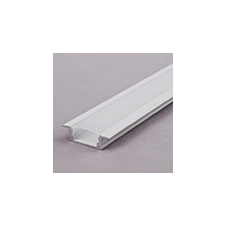 LED Profiles ALP-001 Aluminium U profil fehér - LED szalaghoz, opál burával világítás