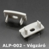 LED Profiles ALP-002, ALP-002RL Véglezáró alumínium LED profilhoz, szürke
