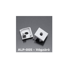 LED Profiles ALP-005 Véglezáró alumínium LED profilhoz, szürke villanyszerelés