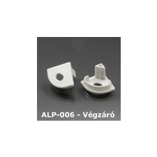 LED Profiles ALP-006 Véglezáró alumínium LED profilhoz, szürke villanyszerelés