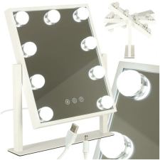 LED smink tükör USB izzókkal 25x30cm smink kiegészítő