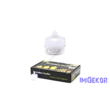  LED teamécses hidegfényű 3,8x5cm - Csurgatott dekorációs kellék