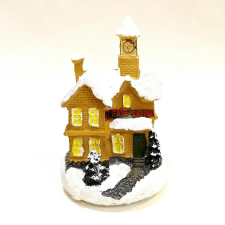  Ledes vonatállomás, mérete: 6x10 cm dekorációs kellék