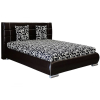  Ledex franciaágy led világítással és párnával Fekete, 160x200 cm, Élkeretes, extra rugós