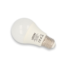 LEDOM LED lámpa , égő , körte ,  E27 foglalat , 10 Watt , meleg fehér , LEDOM világítás