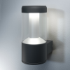 Ledvance ENDURA STYLE LANTERN MODERN 12W DG, kültéri, sötétszürke dekoratív fali lámpa, 11.5 W, foglalat: LED modul, IP44 védelem, 3000 K színhőmérséklet, 610 lm fényerő, 10 év garancia 4058075205017