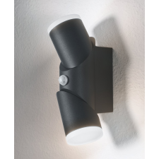 Ledvance ENDURA STYLE UPDOWN FLEX 13W DG SENSOR, kültéri, sötétszürke dekoratív fali lámpa, mozgásérzékelővel, 12.5 W, foglalat: LED modul, IP44 védelem, 3000 K színhőmérséklet, 700 lm fényerő, 10 év kültéri világítás