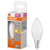 Ledvance Gmbh Osram E14 LED gyertya, 4,9W, 470 lm, 2700 K, melegfehér, opál műanyag-40 W izzó helyett - Superstar+ Classic B