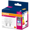Ledvance Gmbh Osram E14 LED Value Classic kisgömb 4,9W, 470 lm, 4000 K, 40 W izzó helyett (2 darabos)