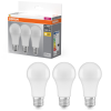 Ledvance Gmbh Osram E27 LED 13W, 1521 lm, 2700 K, melegfehér, opál műanyag-100 W normál izzó helyett, 3 darabos - Base Classic A