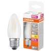 Ledvance Gmbh Osram E27 LED SStar gyertya 4,8W 470lm 2700K melegfehér, szabályozható 300° opál - 40W izzó helyett