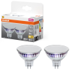 Ledvance Gmbh Osram GU5.3 LED 3,3W, 396 lm, 2700 K, melegfehér, áttetsző üveg-35 W izzó helyett, 2 darabos, 2 darabos - Star Spot MR16