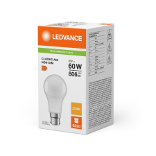 Ledvance LED izzó A60 B22d 8W = 60W 806lm 2700K meleg fehér LEDVANCE izzó
