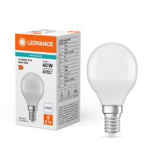 Ledvance LED izzó P45 E14 4,9W = 40W 470lm 4000K semleges fehér LEDVANCE izzó