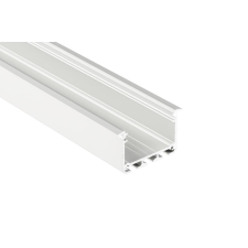 LEDvonal Alumínium profil LED szalaghoz , süllyeszthető , ezüst eloxált , széles , INSO ,... világítási kellék