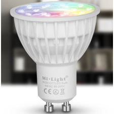 LEDvonal LED lámpa , égő , szpot , GU10 foglalat , 4 Watt , RGB + fehér , állítható fehér... izzó