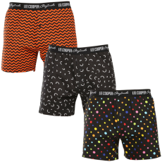 Lee Cooper 3PACK tarka Lee Cooper férfi bő szárú boxeralsó (3xPO38811/1) L