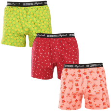 Lee Cooper 3PACK tarka Lee Cooper férfi bő szárú boxeralsó (3xPO38811/2) M