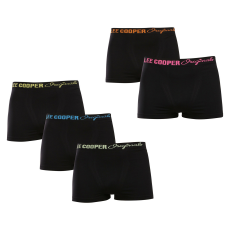 Lee Cooper 5PACK Férfi boxeralsó Lee Cooper fekete (PO41058) L