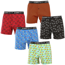Lee Cooper 5PACK tarka Lee Cooper férfi bő szárú boxeralsó (5xPO38811/1) 3XL