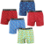 Lee Cooper 5PACK tarka Lee Cooper férfi bő szárú boxeralsó (5xPO38811/2) M