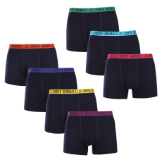 Lee Cooper 7PACK sötétkék Lee Cooper férfi boxeralsó (PO41016) 3XL