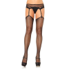 Leg Avenue 729020 FISHNET STOCKING O/S BLK - harisnya, combfix