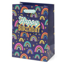 Legami Srl Legami ajándéktasak (M 19x25x11,5 cm), szívárványos PARTY ajándéktasak