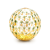Legami Srl Legami felfújható strandlabda glitterrel (40 cm) ananász