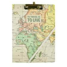 Legami Srl Legami felírótábla jegyzettömbbel, A4, térképes STATIONERY felírótábla