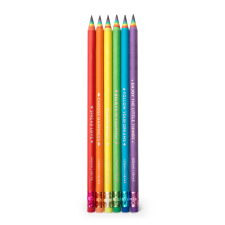 Legami Srl Legami grafitceruza szett, HB, újrahasznosított, 6db-os, szívárványos STATIONARY ceruza