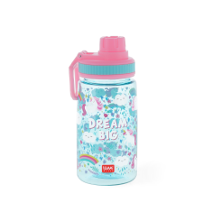 Legami Srl Legami kulacs, gyerek, Big Dream, unikornis, 400 ml, WONDERLAND kulacs, kulacstartó
