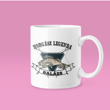 Legenda Horgász legenda (választható névvel) bögre bögrék, csészék