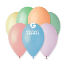 . Léggömb, 26 cm, vegyes pasztel színekben (PT10200009MAC) party kellék