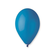 Léggömb, 30 cm, középkék party kellék