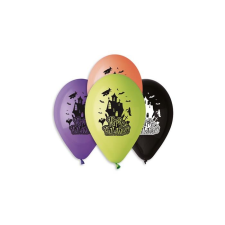 . Léggömb, 30 cm, &quot;Halloween Kastély&quot; party kellék