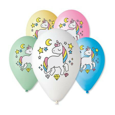 Léggömb, 30 cm, unikornis party kellék