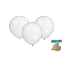 Léggömb készlet 10 darab, átlátszó, 30cm party kellék