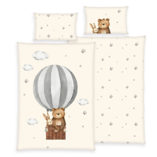  Léggömbös ovis ágynemű (nyuszi, maci) babaágynemű, babapléd