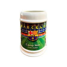 Legjobb ajándékok tára Kft. Barcelona söröskorsó kerámia 0,5L csíkos FCB sörös pohár